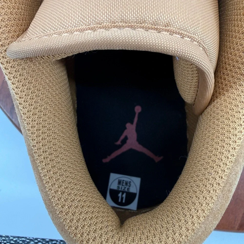Nike Air Jordan 1 Low SE Flax Varsity Red Muslin HV4089-200 Mens Size 11 NEW
